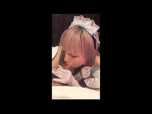 ❤️ יפני איידול [מאיוקה], תחפושת עוזרת צרפתית, חלק 1, מציצה וטלטלה עם קרם ☑ פורנו רוסי אצלנו
